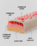 Muscle Nation Cheesecake Protein Bar Strawberry 50g