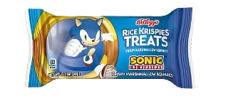 Rice Krispies Treats Sonic and Shadow Sprinkles Chewy Crispy Marshmallow Squares Bar - 20g