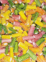 German Pick n Mix - Haribo Rainbow Fizz Sauer Veggie - 100g