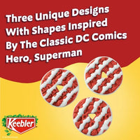 Keebler Superman Fudge Stripes Cookies, Strong Berry Flavor, 9.5 oz