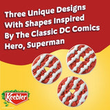 Keebler Superman Fudge Stripes Cookies, Strong Berry Flavor, 9.5 oz