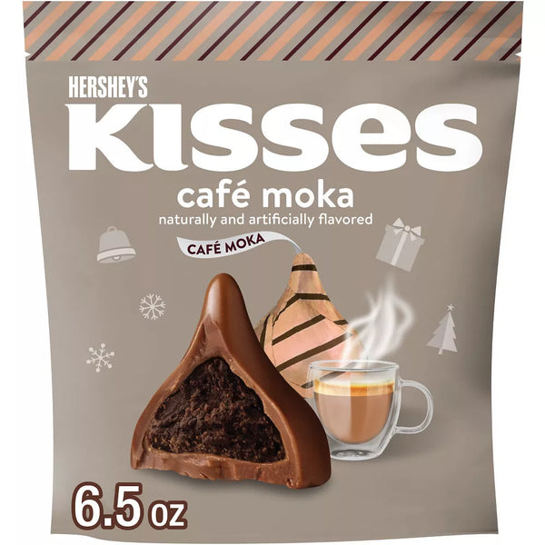 HERSHEY'S KISSES Espresso Stand Up Pouch Christmas Chocolate - 6.5oz