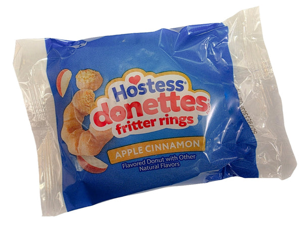 Hostess Donettes Fritter Rings Apple Cinnamon Flavored Donut - 49g