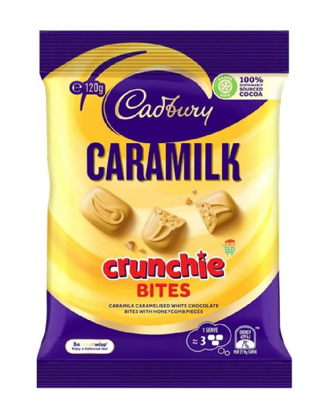 Caramilk Crunchie Bites Pack - 120g
