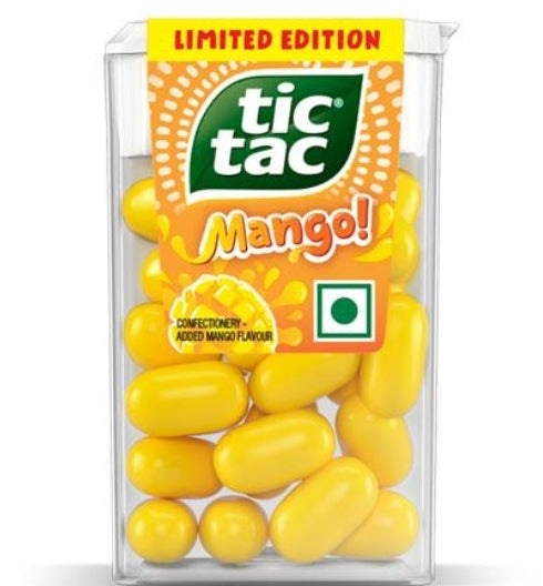 Tic Tac mango flavour candy limited edition 10.7g