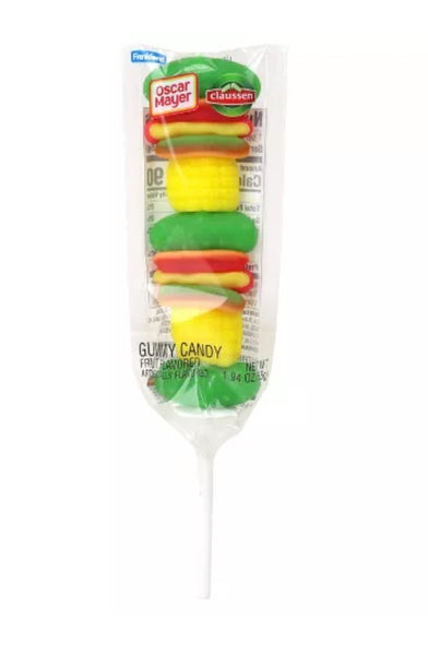 Kraft Kabob Pickle Hot Dog Gummy Candy - 1.94oz