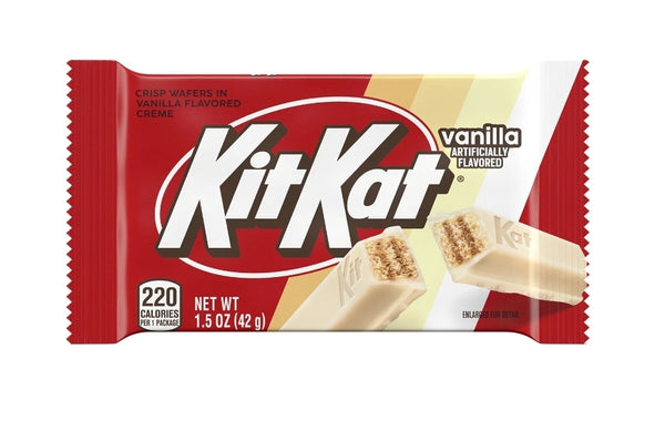 Kit Kat Vanilla Flavored Wafer Candy, Bar 1.5 oz