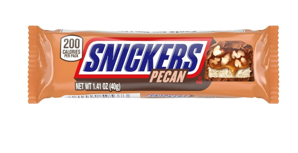 Snickers Pecan Milk Chocolate Candy, Bar 1.41 oz