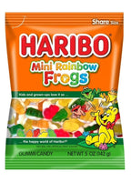 Haribo, Mini Rainbow Frogs Gummi Candy, 5Oz (142G)