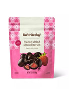 Favorite Day™ - Valentine's Chocolate Freeze Dried Strawberries Dipped in Dark Chocolate - 3.5oz -