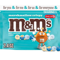 M&M's White Chocolate Marshmallow Crispy Sharing Chocolate Candies - 7.40oz
