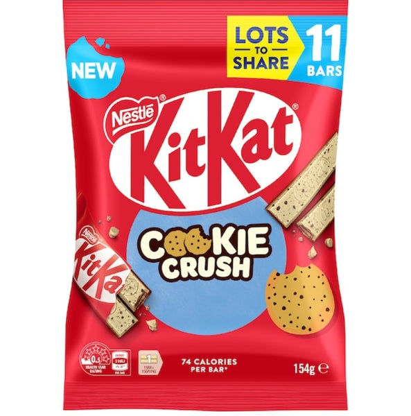 KitKat Cookie Crush Mini Chocolate Bars 11 Pack 154g