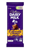 Cadbury Dairy Milk Honeycomb & Peanut Chocolate Block 100g