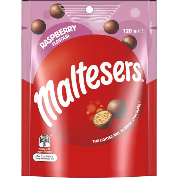 Maltesers Raspberry Milk Chocolate 120g