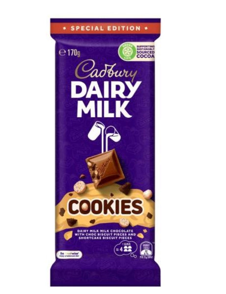 Cadbury Dairy Milk Cookie Block Chocolate Block | 170g