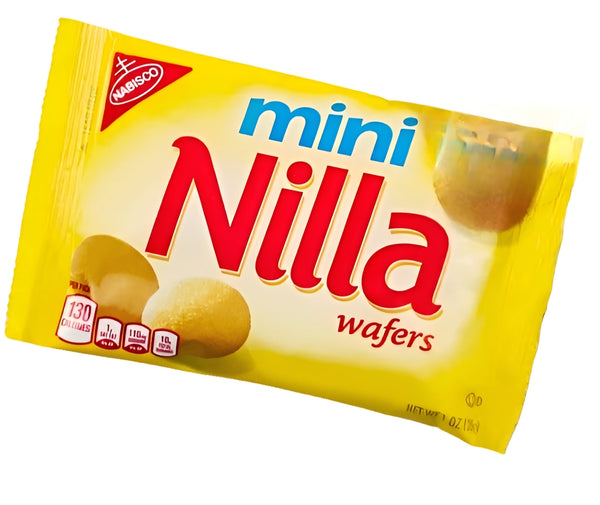 NILLA Wafers Mini Cookies, Vanilla Wafers - 28g