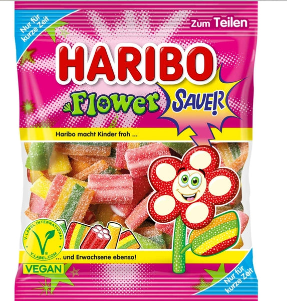 Haribo Flower Sour Vegan 160g