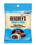 HERSHEY'S COOKIES 'N' CREME Filled Bites - Creamy Cudge Brownie Center Filling 104g