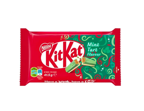 NESTLE KITKAT 4 Finger Mint Tart Chocolate bar - Limited Edition 41.5g