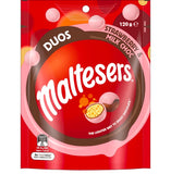 Maltesers Duos Strawberry & Milk Choc Share Bag 120g