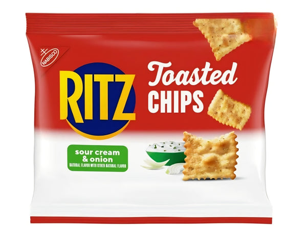 RITZ Toasted Chips Sour Cream and Onion Crackers - 28g