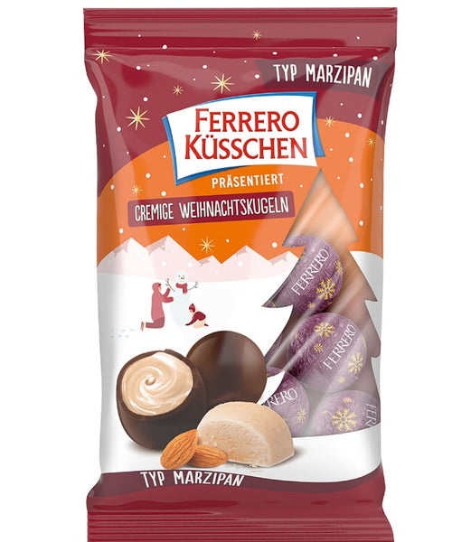 Ferrero Küsschen Marzipan Christmas Balls 100g