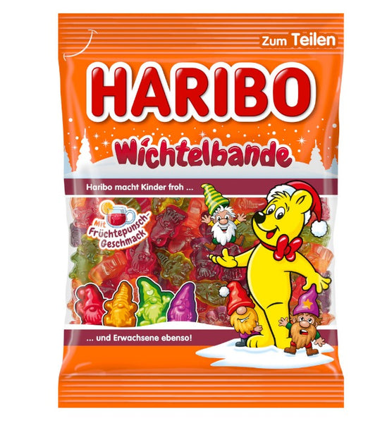 Haribo Wichtelbande Fruity Gnome Gang with Fruit Punch Flavor 200g