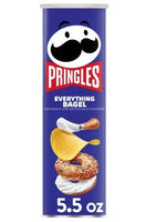 Pringles Everything Bagel Flavored Potato Crisps, 5.5 oz Canister