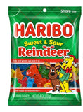 Haribo Sweet & Sour Gummi Reindeer - 4oz