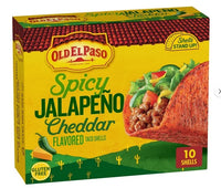 Old El Paso Spicy Jalapeano Cheddar Flavored Stand 'N Stuff Taco Shells, Gluten Free