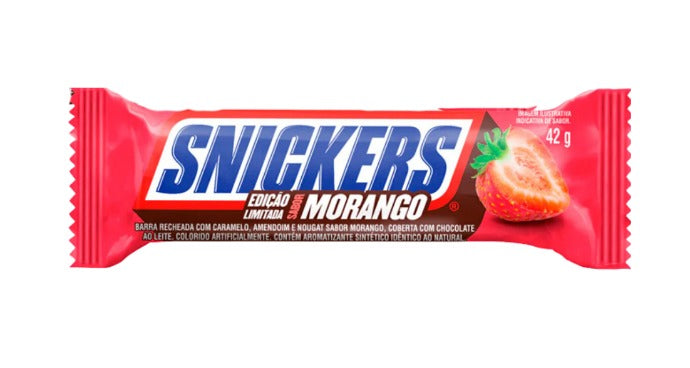 Snickers Morango (Brazil) - Limited Edition - Dated 09/25 – Bombon