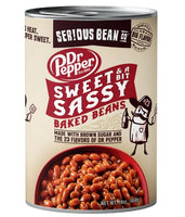 SERIOUS Bean Co Sweet and a Bit Sassy Dr Pepper Baked Beans, 16 Oz Can