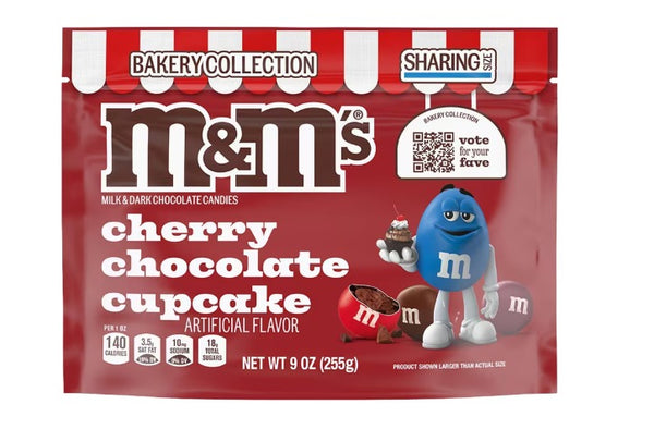 M&M's Candy Cherry Chocolate Cupcake - 9oz - Limited Edition – Bombon