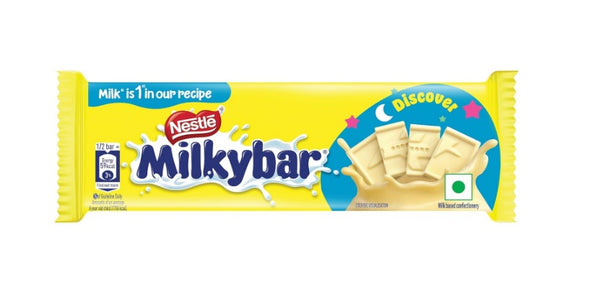 Milkybar Tablet, Made with Milk, Yummy & Creamy Treat, 22.5 g - India