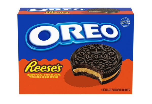 OREO REESE'S Peanut Buttery Creme Chocolate Sandwich Cookies, Limited Edition, 10.81 oz