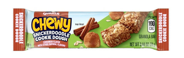Quaker Chewy Granola Bars, Snickerdoodle, 0.84 oz