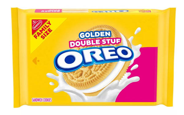 Oreo Golden Double Stuff Family Size - 18.71oz