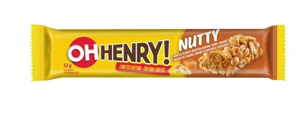 OH HENRY NUTTY Candy Bar 52g