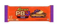 REESE'S PB&J Grape Milk Chocolate Snack Size Peanut Butter Cups, Candy Packs, .55 oz (12 Count)