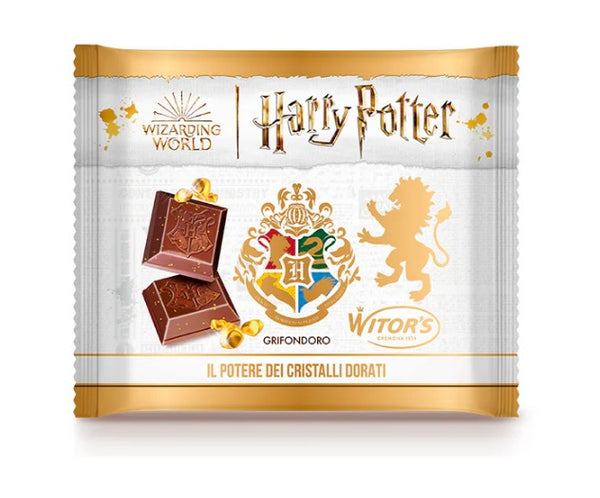 Witor's Harry Potter cioccolato al latte Cristalli Dorati - milk chocolate Golden Crystals - MELTED STOCK 50gr