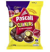 Cadbury Pascall Clinker Milk Chocolate Lollies Snack & Share Bag 160g