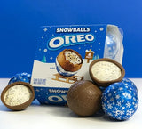 OREO Chocolate Snowballs, Creme Filled Holiday Candy with Cookie Piece