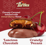 DeMet's Turtles, Sweet Cherry Caramel Pecan Clusters, 6.3 oz Bag