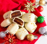 Sander's White Chocolate Sugar Cookie Sea Salt Caramel Christmas Chocolate - 7oz