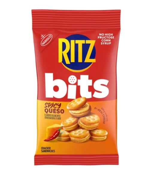 Ritz Bits Spicy Queso Cracker Sandwiches 3oz