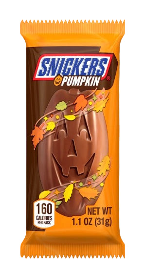 Snickers Pumpkin Milk Chocolate Halloween Candy - 31g