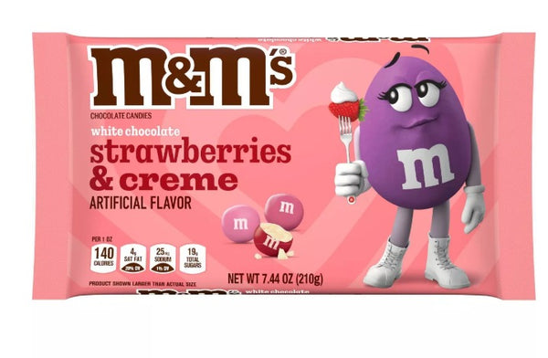 M&M's Valentine's White Chocolate Strawberry & Cream - 7.44oz