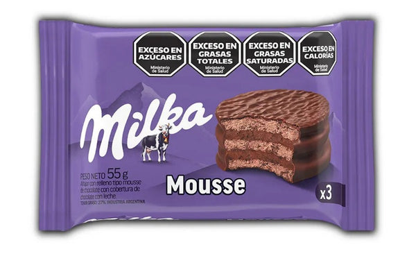 Milka Triple Chocolate Mousse Alfajor