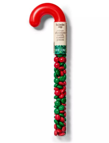 Favorite Day™ Christmas Chocolate Gems Filled Candy Cane - 3oz