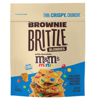 M&M’S Minis Blondie Thin and Crispy Sweet Snacks, Sheila G's Brownie Brittle – Rich Gourmet Brownie Bites Dessert - 4oz